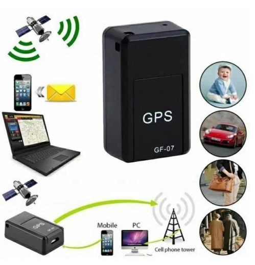 Mini GPS Tracker Techstar®, Localizare GPS, Microfon, MicroSD, SIM GPRS Si MMS, Negru
