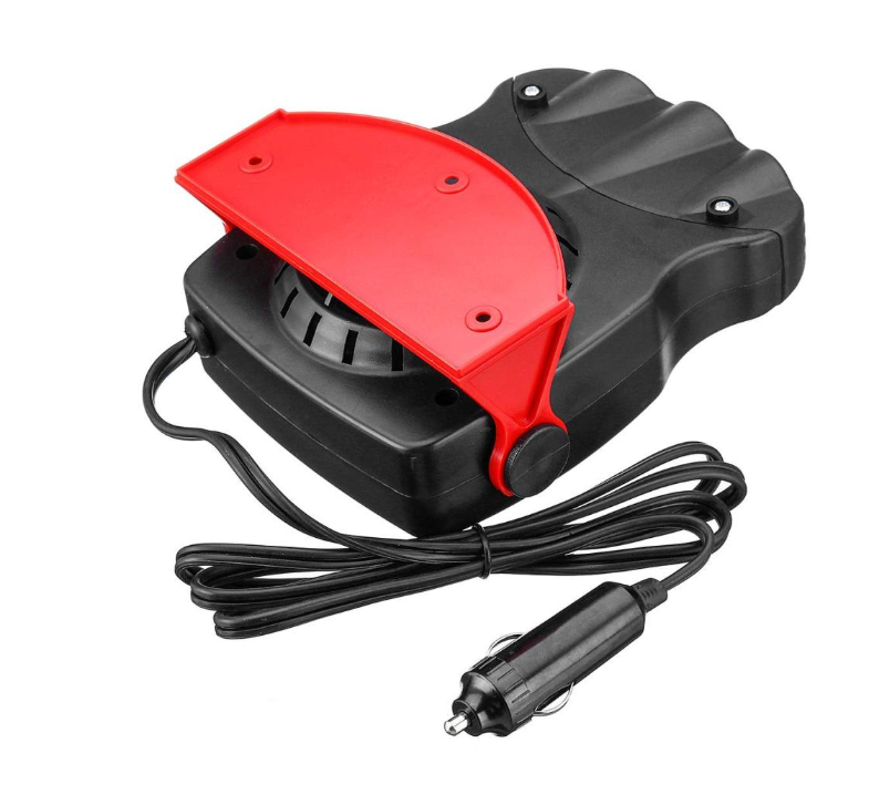 Aeroterma auto cu aer cald si rece, incalzire/dezaburire, 12V, 150W