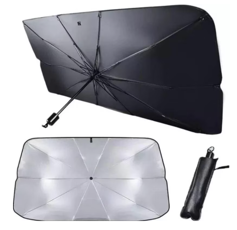 Parasolar pliabil pentru masina tip umbrela 140X60 cm
