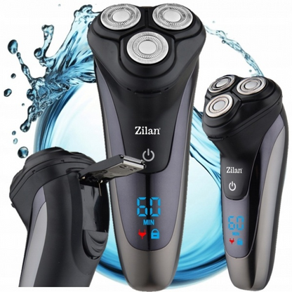 Aparat de ras Zilan ZLN8733 rezistent la apa IPX6, afisare digitala, incarcare rapida