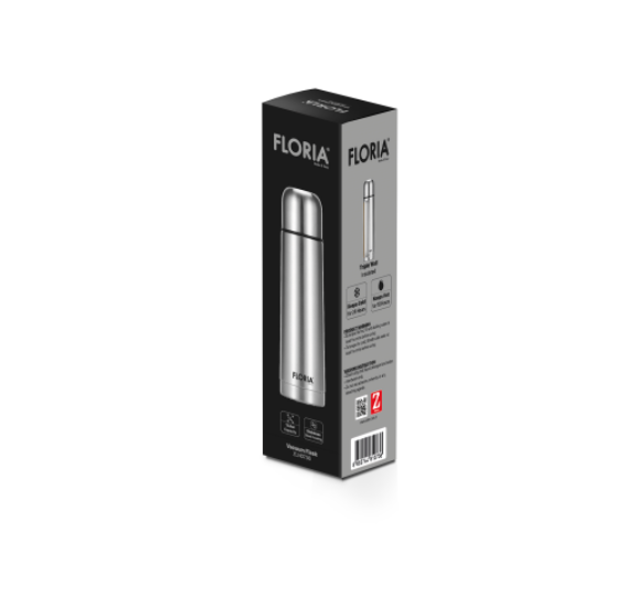 Termos Floria ZLN0736 din inox, capacitate 1L, metine rece pana la 24 ore si cald pana la 18 ore