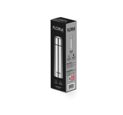 Termos Floria ZLN0736 din inox, capacitate 1L, metine rece pana la 24 ore si cald pana la 18 ore