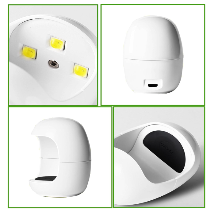 Mini lampa UV LED AO78041 manichiura 6W 3LED USB