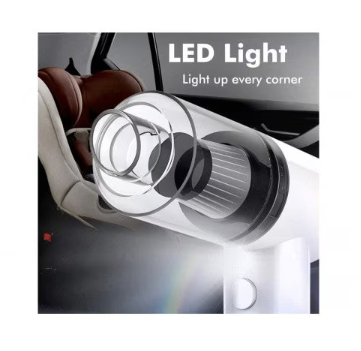 Aspirator auto Fara fir 2in1 120 W Lumina LED Negru