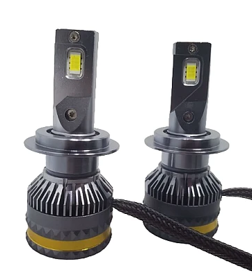 Set 2 becuri auto LED A8, 100W, 15000 Lumeni, Lumina alba 6000k
