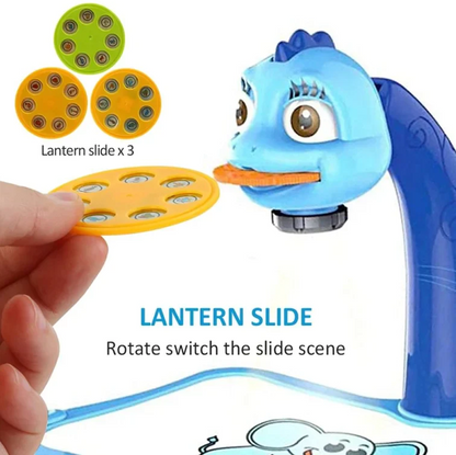 PACHET PROMO: Masuta Pentru Desenat cu Proiector si Diapozitive + CREION pentru desenat 3D cu afisaj LCD pentru desene tridimensionale 3D Pen
