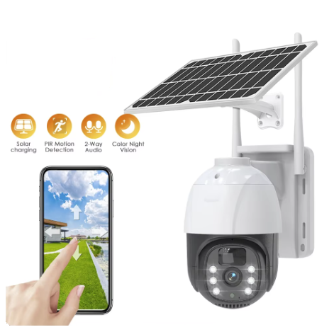 Camera de Supraveghere 4G cu Panou Solar V380 PRO 4MP 2K SLR2K