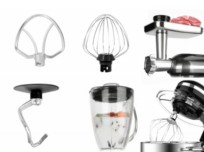 Mixer, blender si masina de tocat 3 in 1 Zilan ZLN1772 Negru, 6+1 nivele de control al vitezei, 1400W