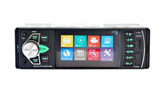 RADIO MP3 PLAYER AUTO, 4.1 INCH BLUETOOTH, USB, AUXILIAR