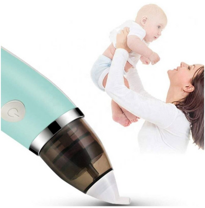 Aspirator nazal electric pentru copii, 5 trepte de putere cu 2 capete de silicon