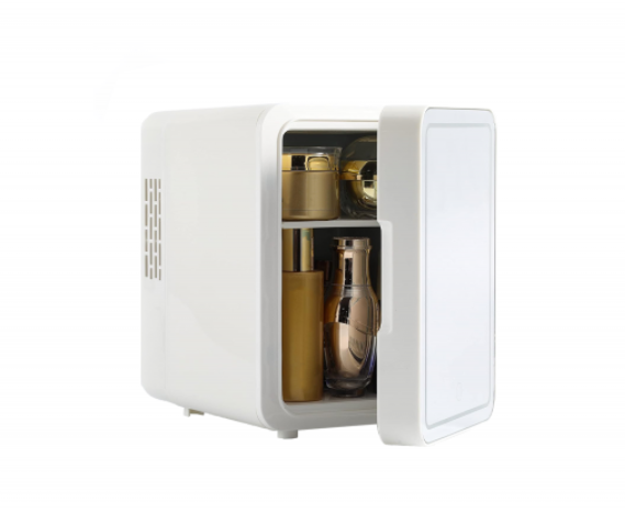 Mini Frigider pentru Make Up, capacitate 4L, 36W, Oglinda cu LED, Functie de incalzire si racire