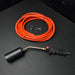 Set Arzator profesional 42cm si furtun gaz 5 metri, accesorii incluse, parlitor pentru butelie, macelarie, negru