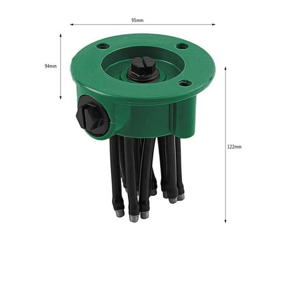 ASPERSOR MULTIFUNCTIONAL, FURTUNURI FLEXIBILE, TIP SPRINKLER, 360 GRADE
