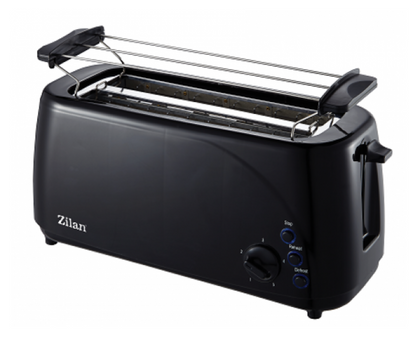 Prajitor paine dublu Zilan ZLN-2713, 1400W, 5 grade rumenire si functii multiple