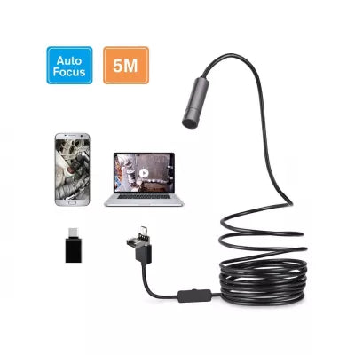 Endoscop Android 10 METRI Camera Waterproof Universala Slim pentru Inspectie Auto conectare MicroUsb