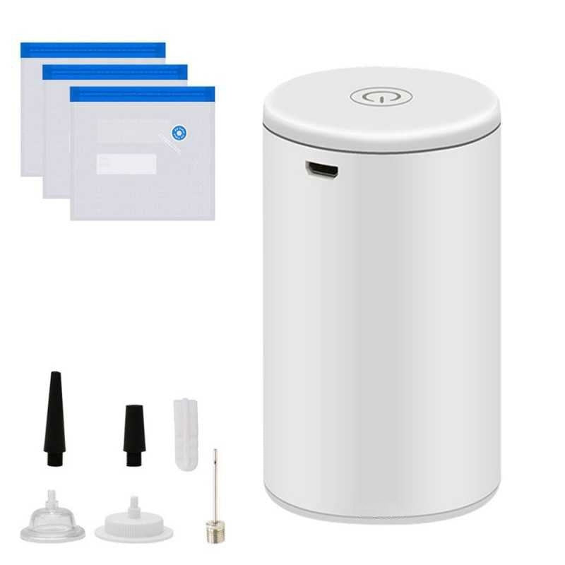 Aparat de vidat si umflat, 2 in 1, 7 piese incluse