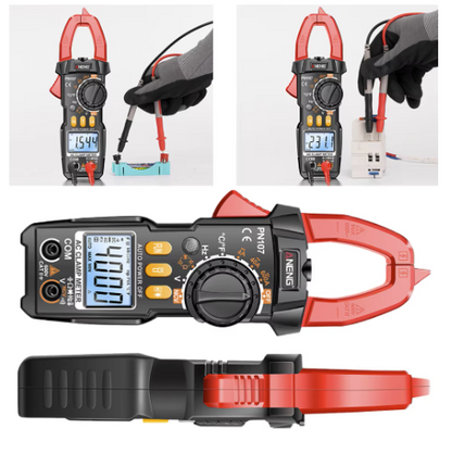 Clampermetru Cleste ampermetric digital pentru masurare tensiune intensitate rezistenta diode si continuite in circuit