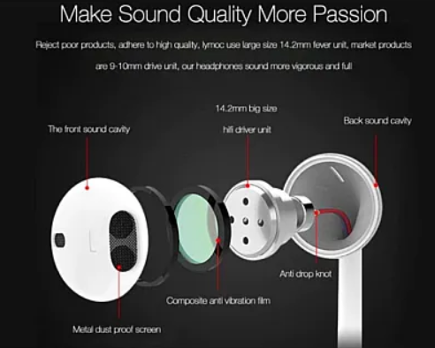 Casti In-Ear M6 cu Bluetooth 4.2