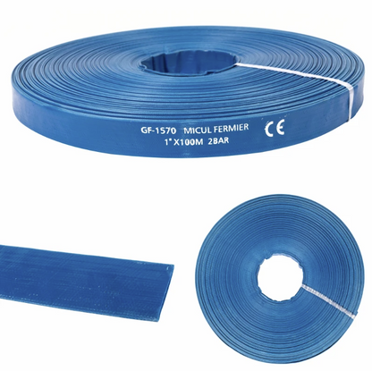 Furtun apa refulare Flat PVC 1'' 100m