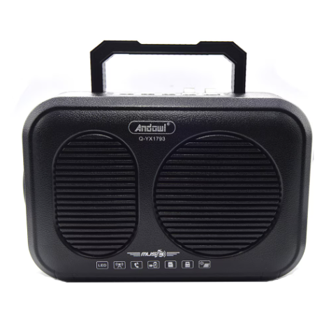 Boxa tip sistem iluminare LED cu 2 becuri USB MP3 BT Q YX1793