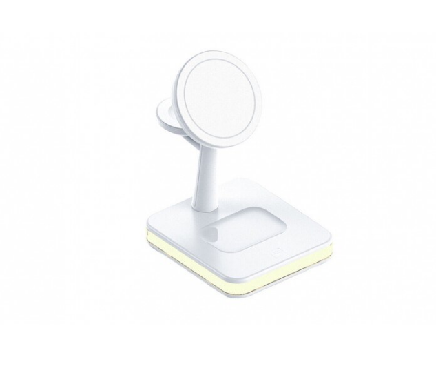 Incarcator Wireless 4 in 1 cu LED Model 991 pentru Telefon, Ceas, Casti