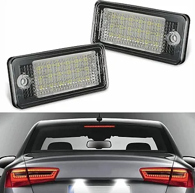Set de 2 Lampi numar LED pentru Audi A3 S3 A4 B7 S4 B7 RS4 B7 A6 C6 RS6 C6 A5