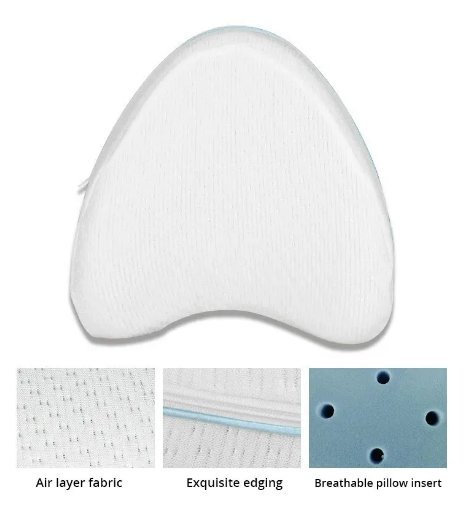 Perna pentru picioare, Spuma cu memorie, Invelis textil