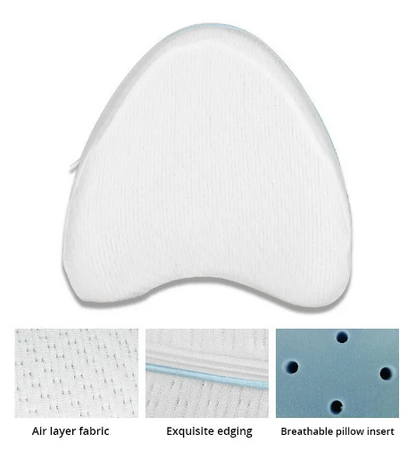 Perna pentru picioare, Spuma cu memorie, Invelis textil