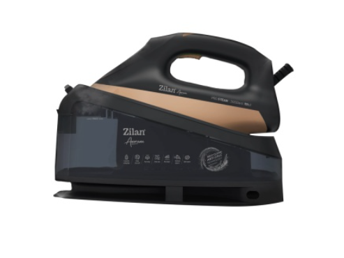 Fier de calcat Aurum cu statie Zilan ZLN4261 Negru, putere 3300W, incalzire in 35 secunde, sistem de auto oprire