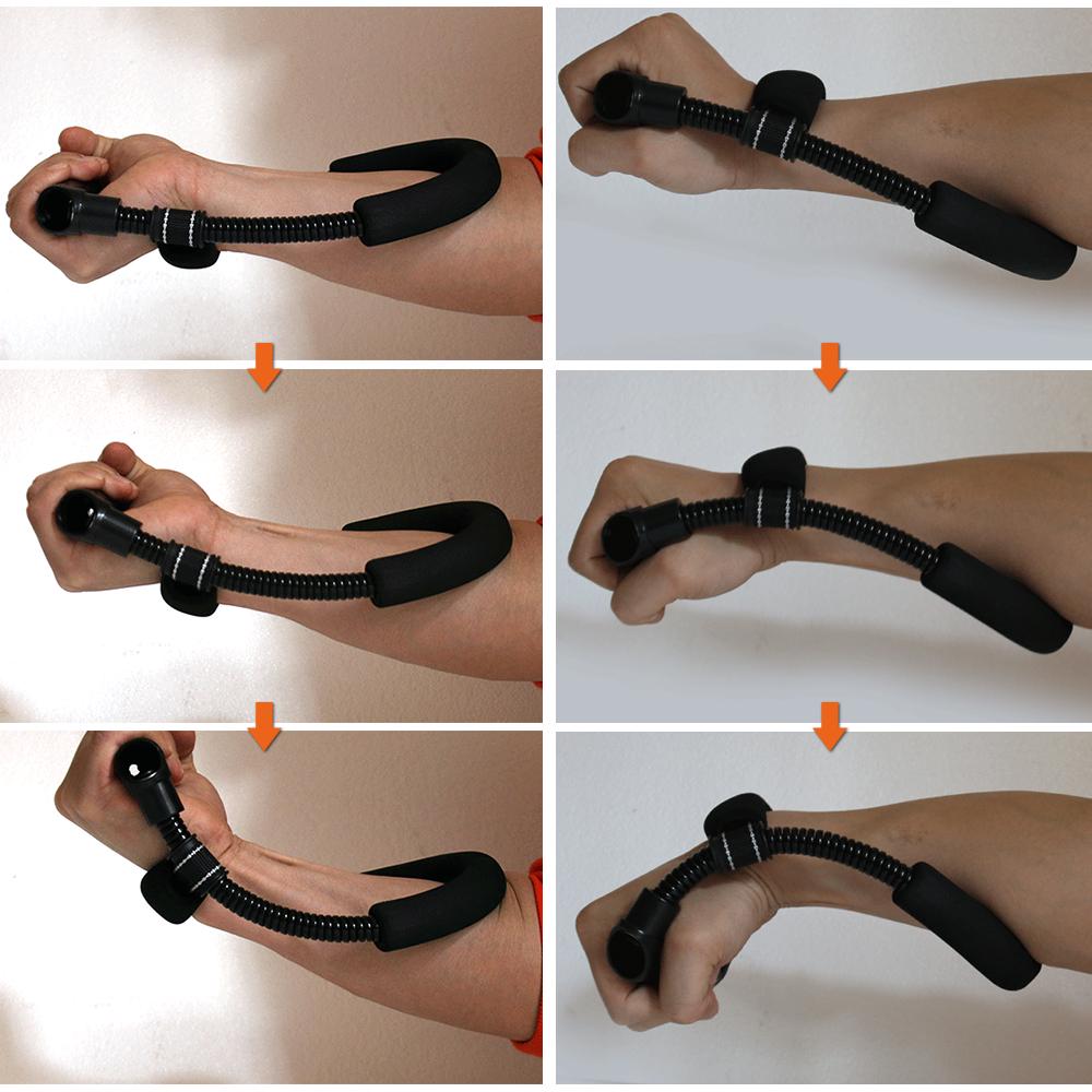Extensor pentru incheietura mainii si antebrat, Antrenament Maini, Antebrat, Incheietura, Exercitii Recuperare, Forta, Rezistenta, Flexie si Extensie, Forma de U, Manere Antiderapante, Prindere Usoara