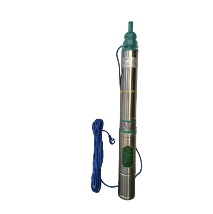 Pompa submersibila 10 turbine subtire 75mm, suruburi inox, de mare adancime H160m, 15 metri cablu, debit max 10m³/h