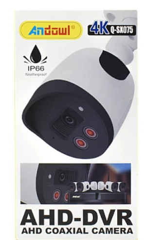 Camera Supraveghere 4K DVR/AHR Andowl Q SX075 Infrarosu 20m IP66