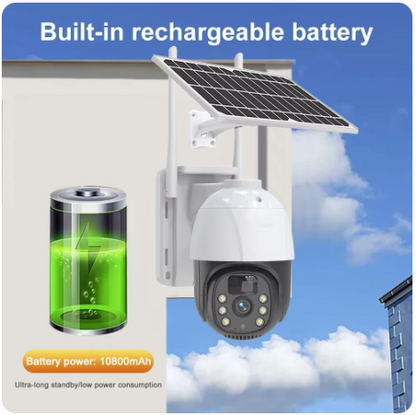 Camera de Supraveghere 4G cu Panou Solar V380 PRO 4MP 2K SLR2K