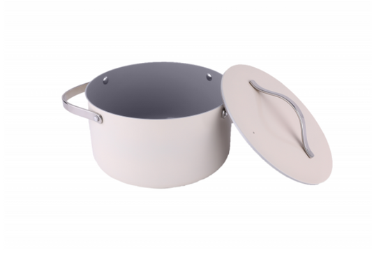 Oala Zilan ZLN0873 din 5 straturi de material, 24 cm diametru, capacitate 5.2l, manere nituite din otel inoxidabil