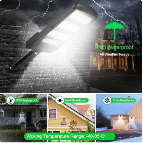 SET 2 LAMPI SOLARE CU PANOU SOLAR, SENZOR DE MISCARE SI LUMINA