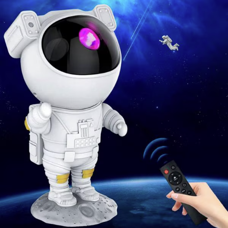 Astronaut Proiector Galaxy LED, Proiectii Constelatii, Multicolor, Lampa Veghe