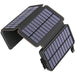 Baterie externa cu 4 panouri solare, 2 Port-uri USB si functie lanterna