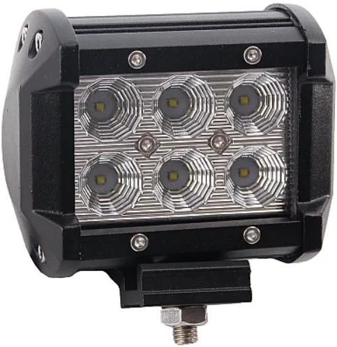 Proiector Offroad 18W 2x3 LED 12V-24V 1530 Lumeni 4/10 cm