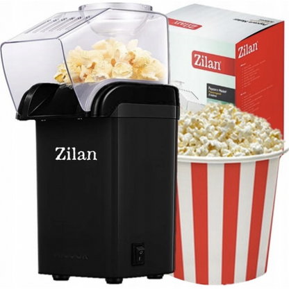 Aparat Pentru Popcorn Zilan Putere 1200W, sistem cu jet de aer cald