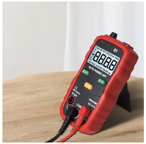 Multimetru Digital S1 profesional, cu ecran LCD, tester automat și inteligent pentru tensiune și curent