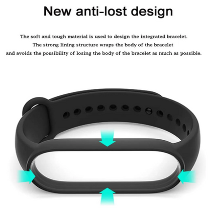 Bratara fitness M4 inteligenta cu masurarea tensiunii arteriale, Ritm cardiac, Nivel oxigen, Notificari, Pedometru, Bluetooth