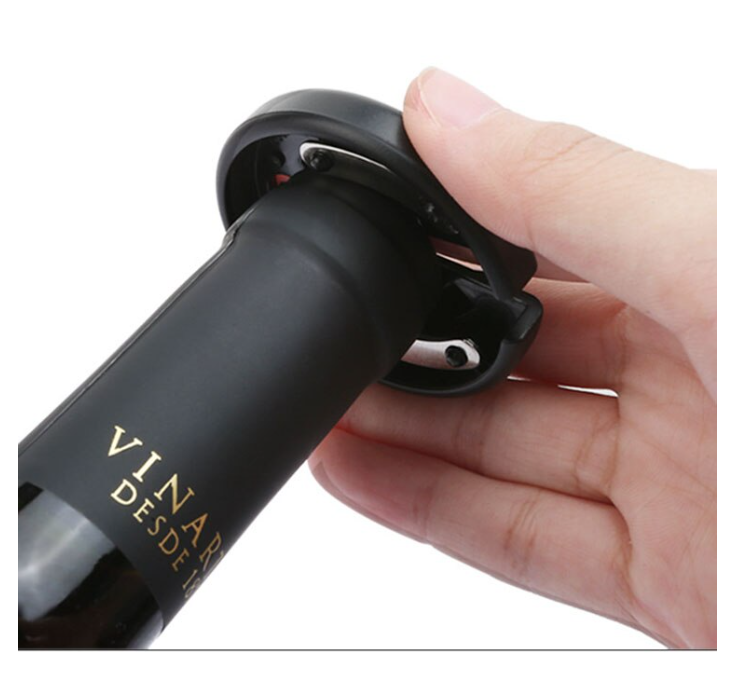 Set Tirbuson electric pentru sticla de vin, 4 piese, 6V, 25W, Negru