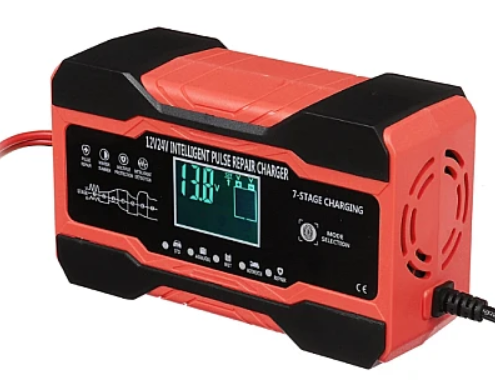 Redresor auto Q DP1210 Inteligent Digital Baterie Auto Smart rosu