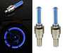Set 2 Capace ventil pentru auto, bicicleta sau motocicleta, cu LED-uri colorate