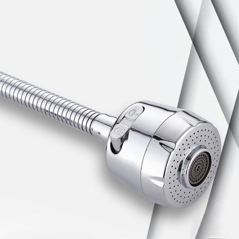 Extensie flexibilă pentru robinet, cu rotație 360° și filtru de apă