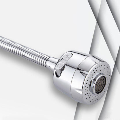 Extensie flexibilă pentru robinet, cu rotație 360° și filtru de apă
