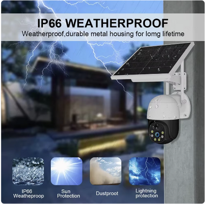 Camera de Supraveghere 4G cu Panou Solar V380 PRO 4MP 2K SLR2K