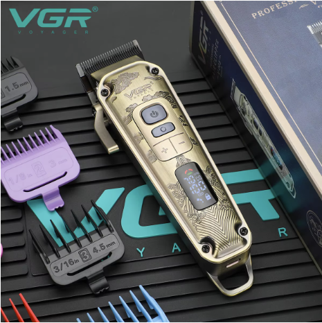 Masina de tuns profesionala VGR V005 cu accesorii