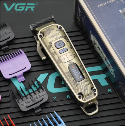 Masina de tuns profesionala VGR V005 cu accesorii