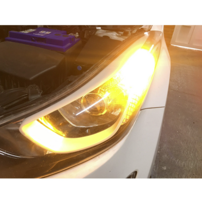 Set 2 Becuri LED Canbus 1156 Pozitie Portocaliu BA15S P21W 144 LED-uri